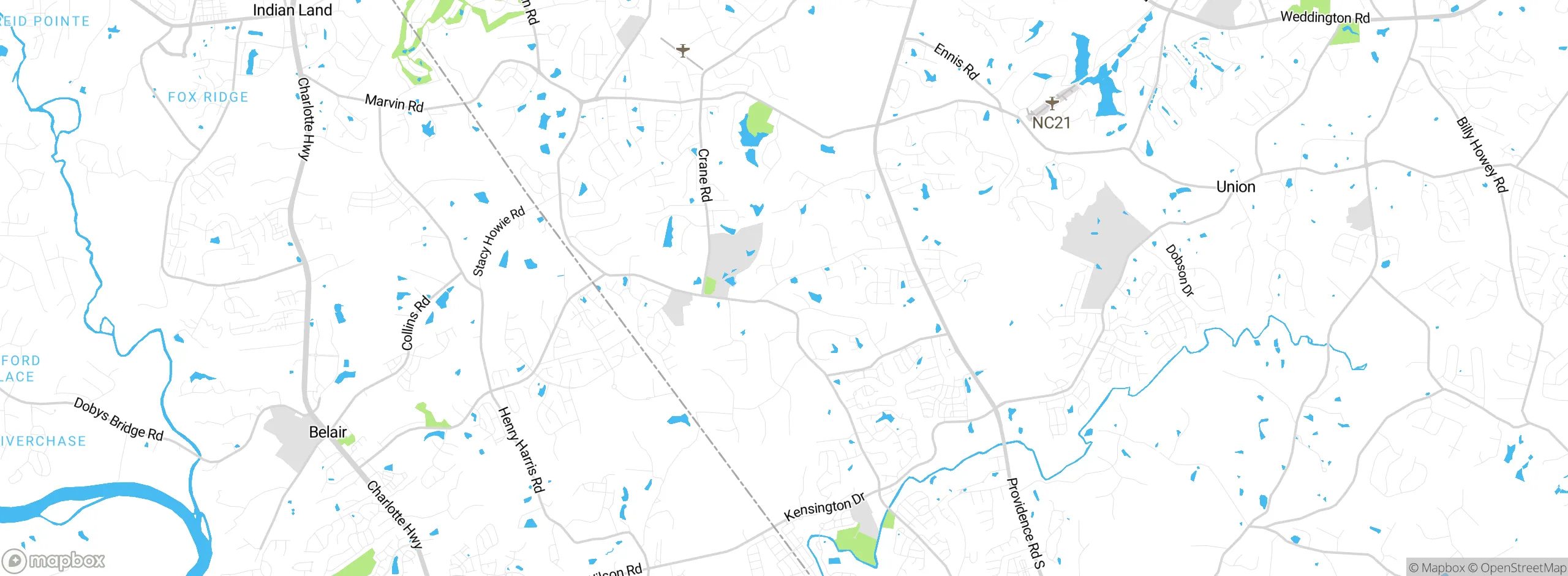 Map showing approximate location