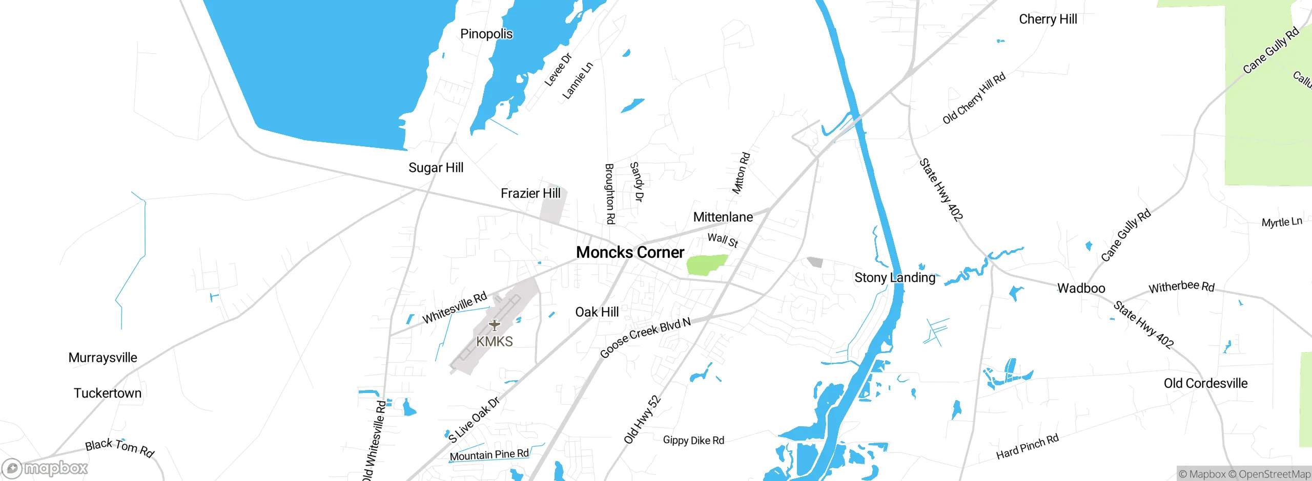 Map showing approximate location