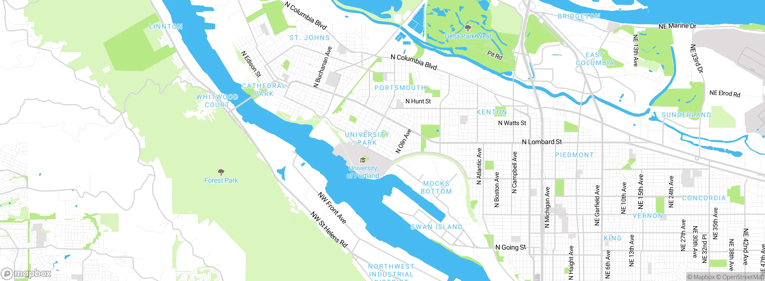 Map showing approximate location