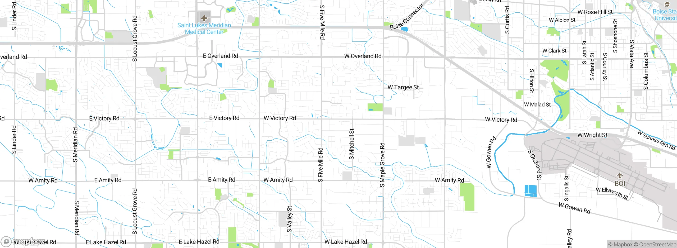 Map showing approximate location