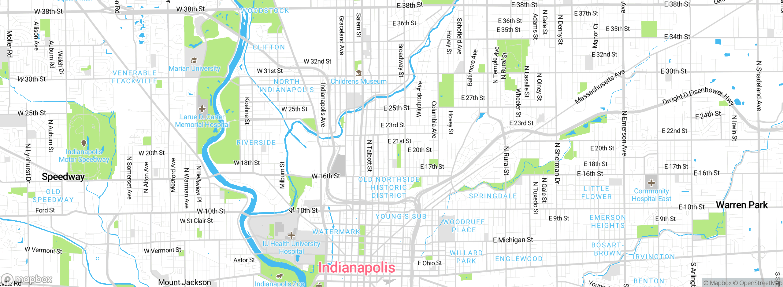 Map showing approximate location
