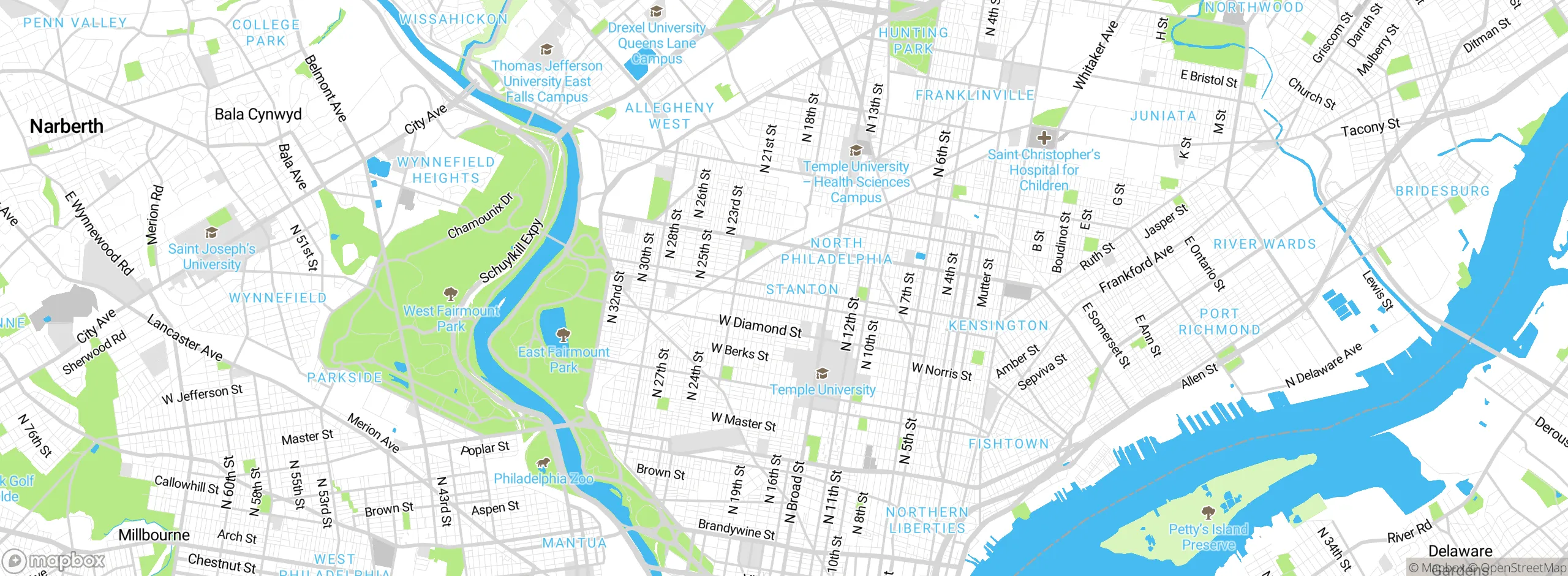 Map showing approximate location