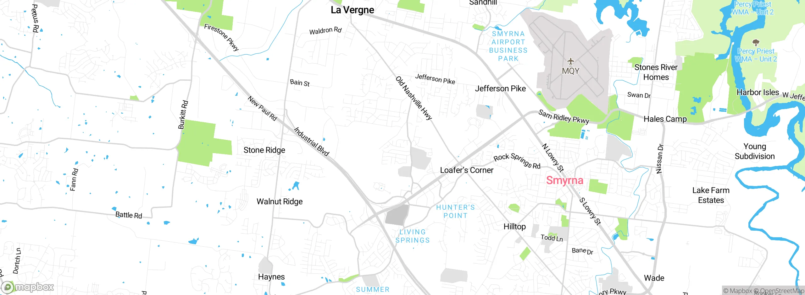 Map showing approximate location