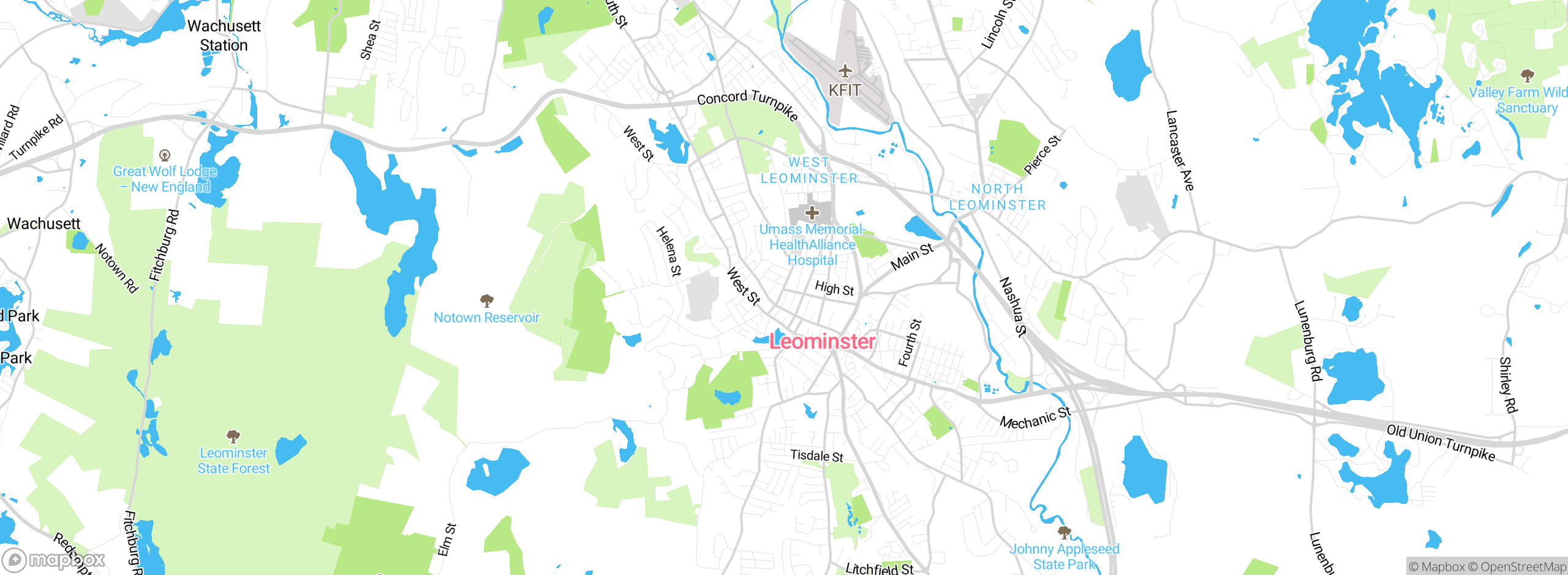 Map showing approximate location