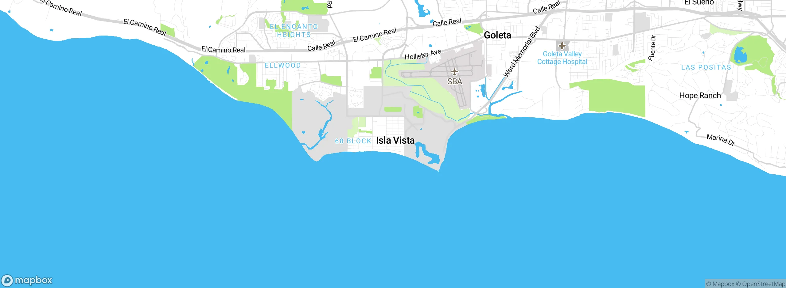 Map showing approximate location