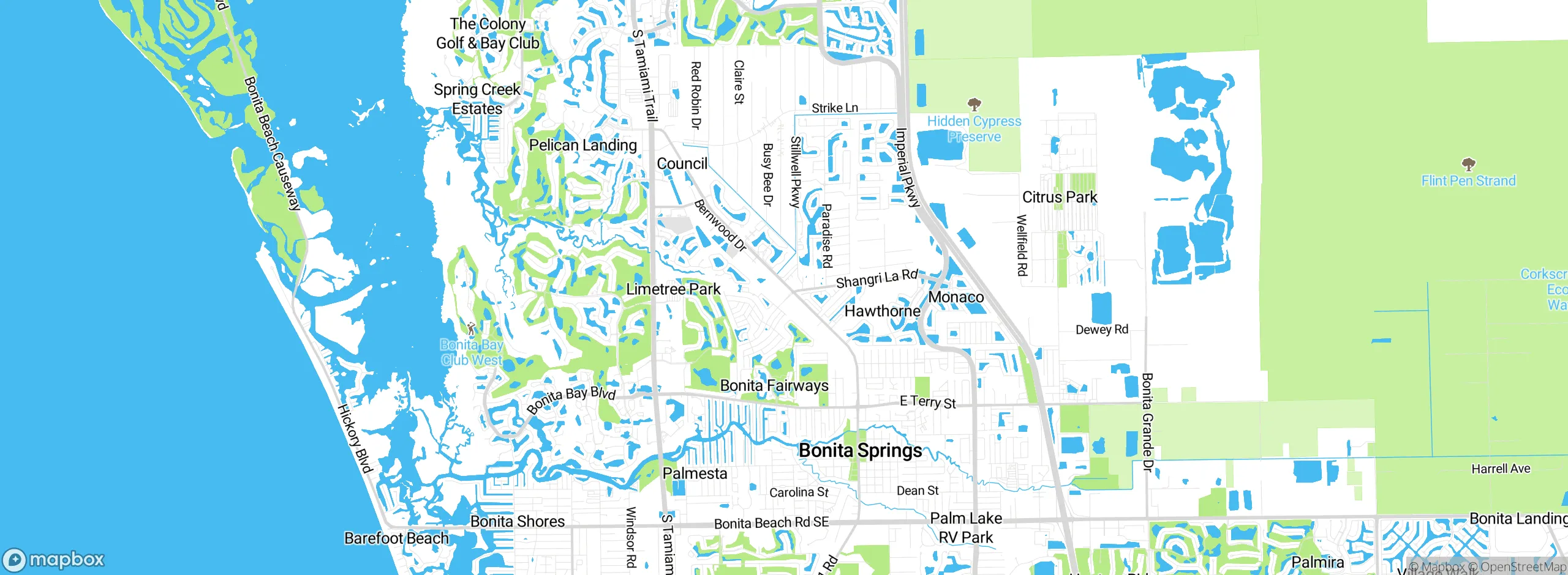 Map showing approximate location