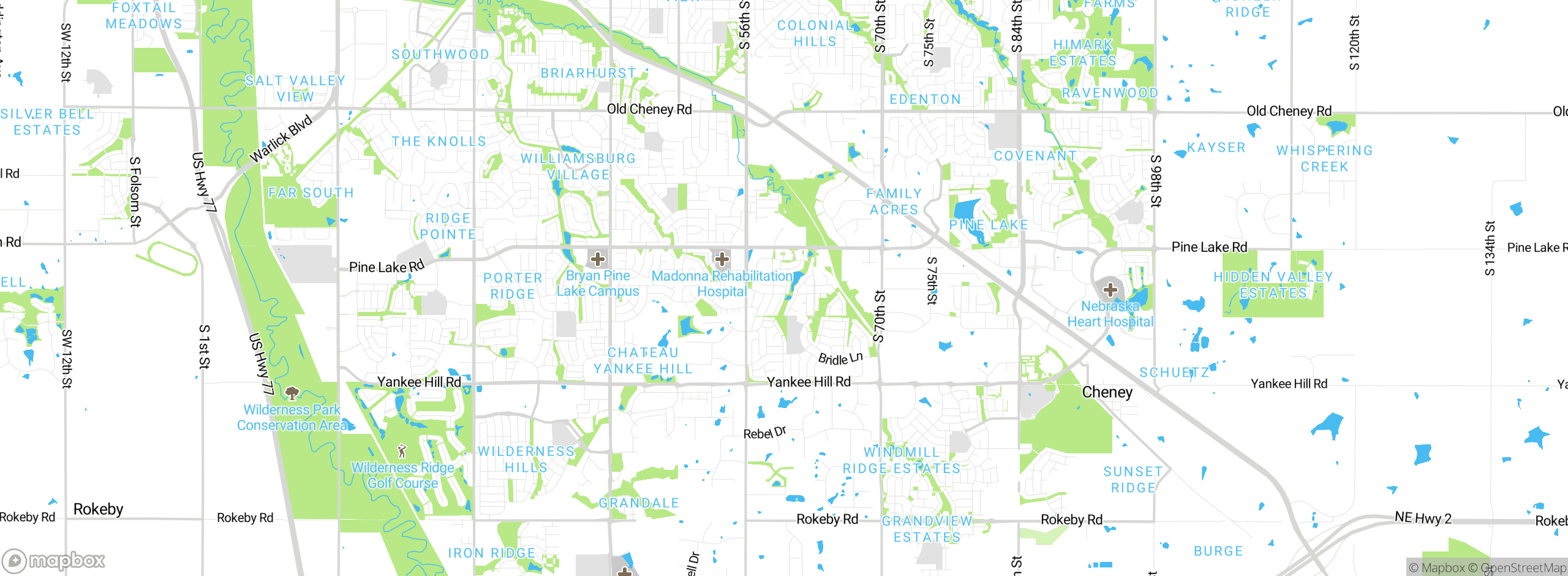 Map showing approximate location