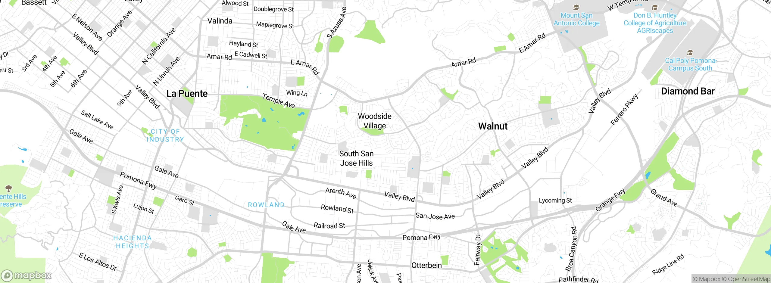 Map showing approximate location