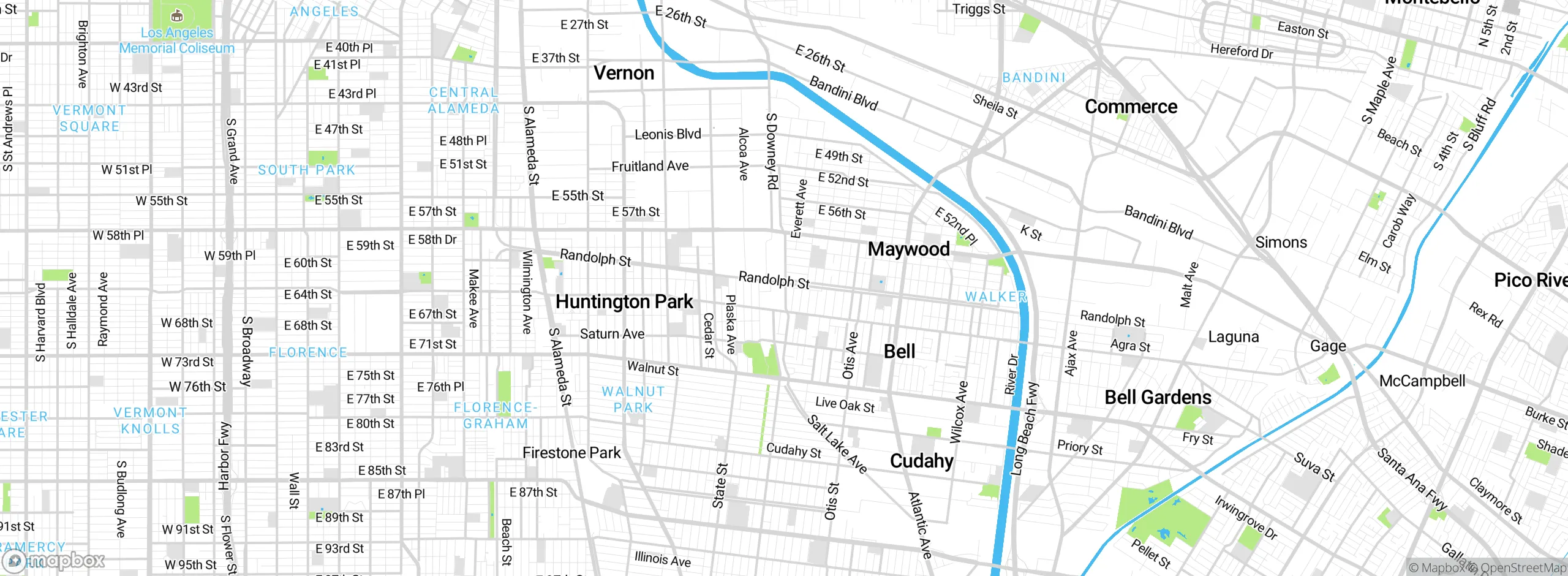 Map showing approximate location