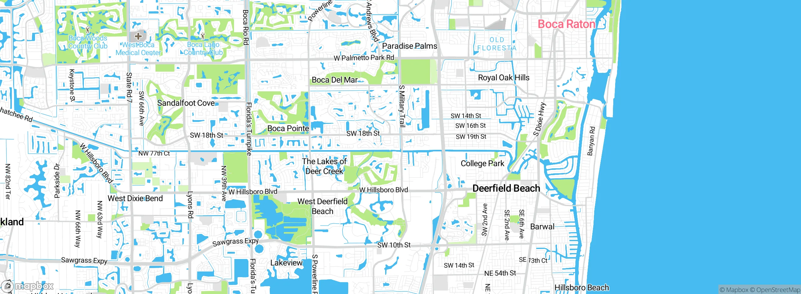 Map showing approximate location
