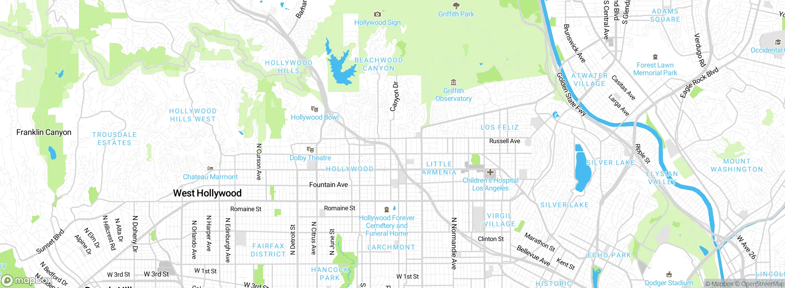 Map showing approximate location
