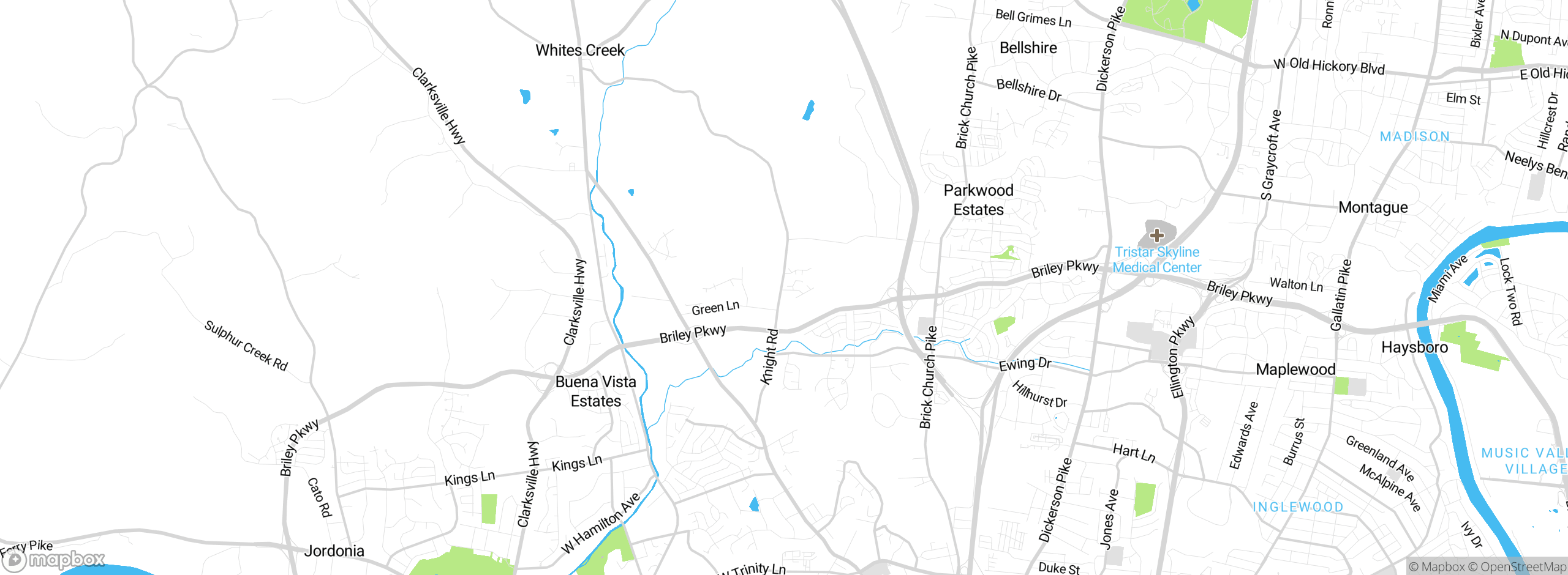 Map showing approximate location