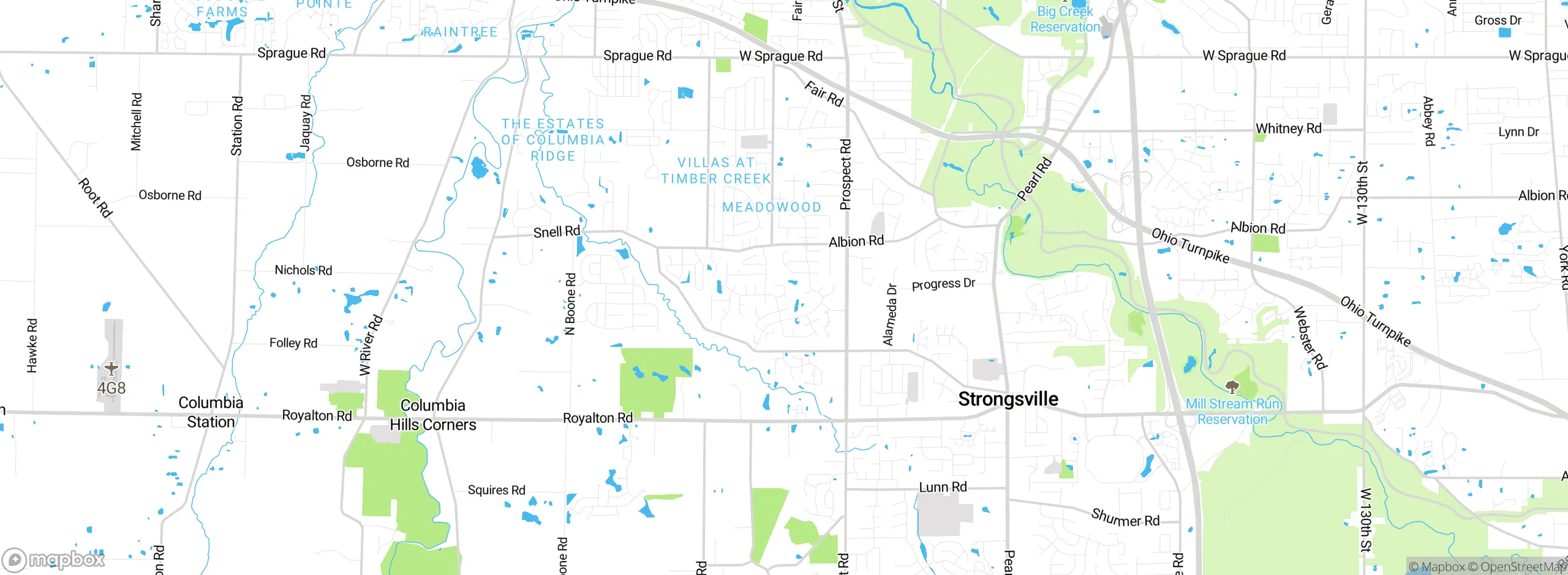 Map showing approximate location