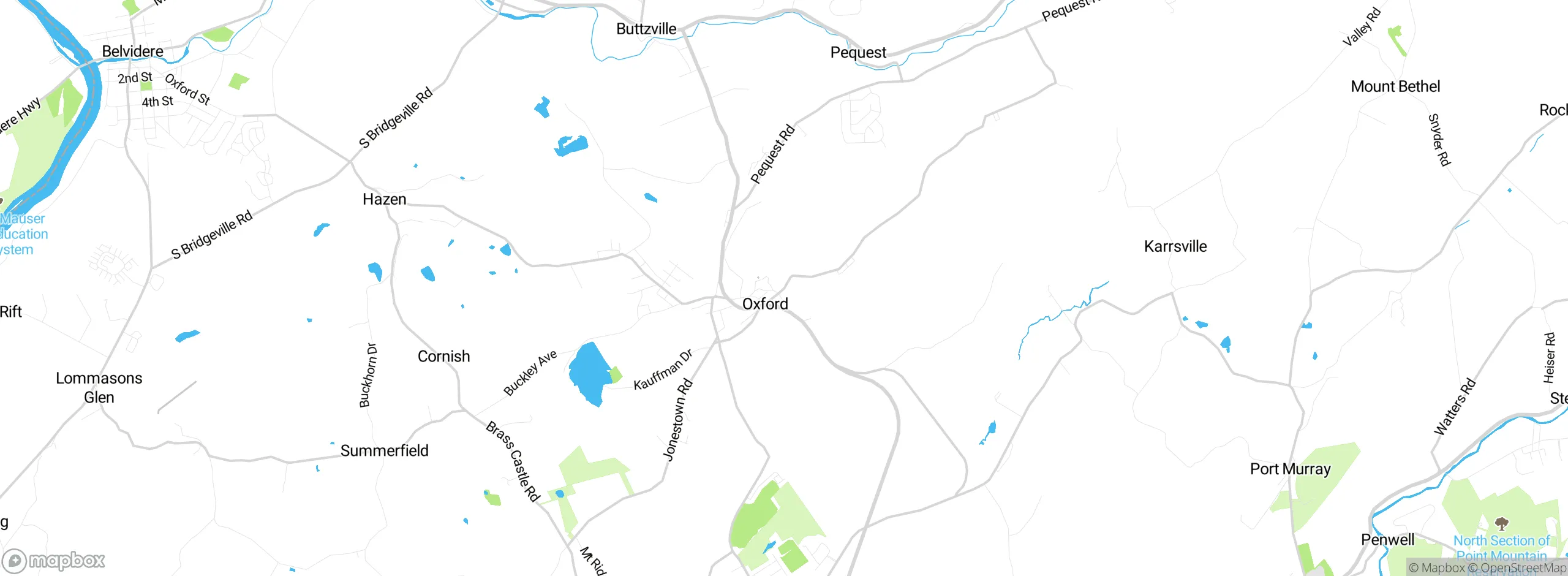 Map showing approximate location