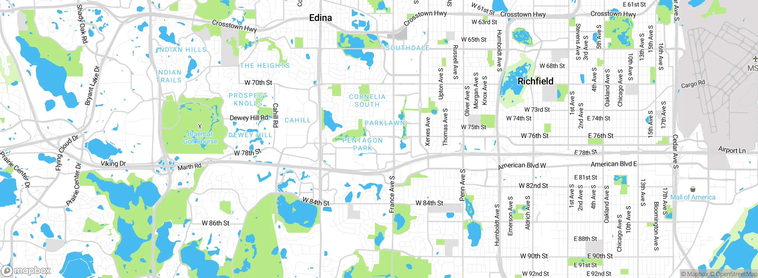 Map showing approximate location