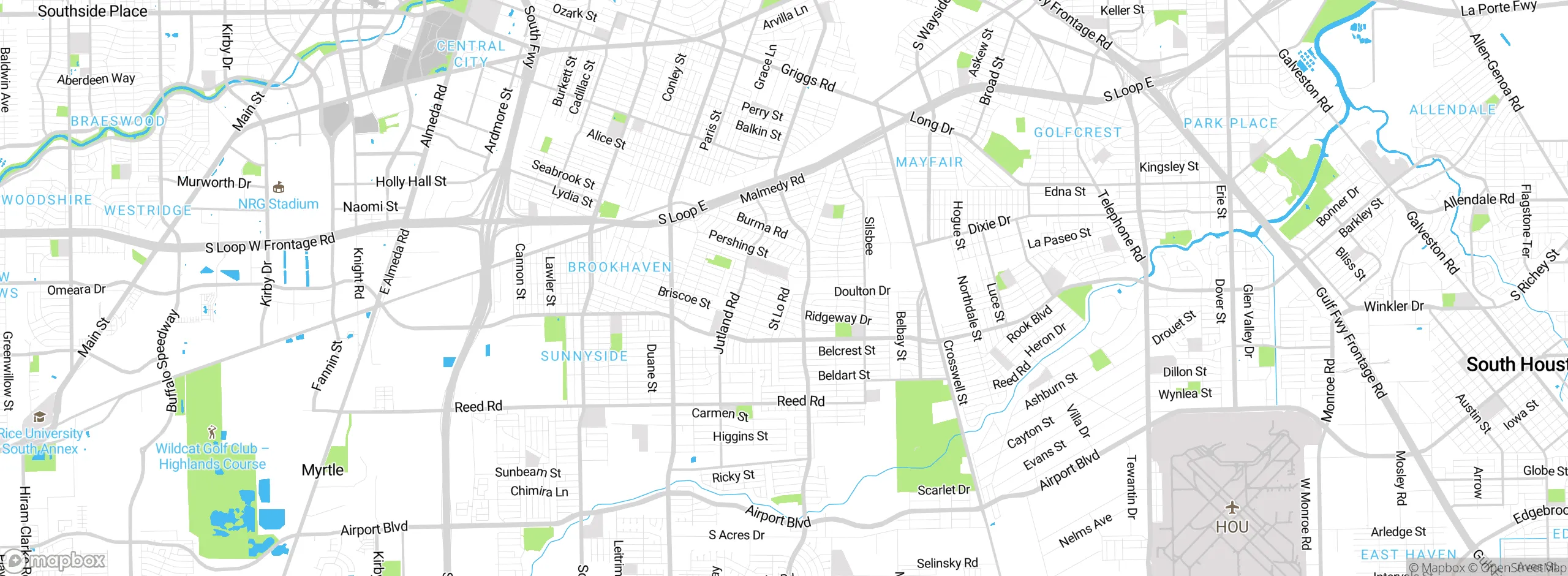 Map showing approximate location