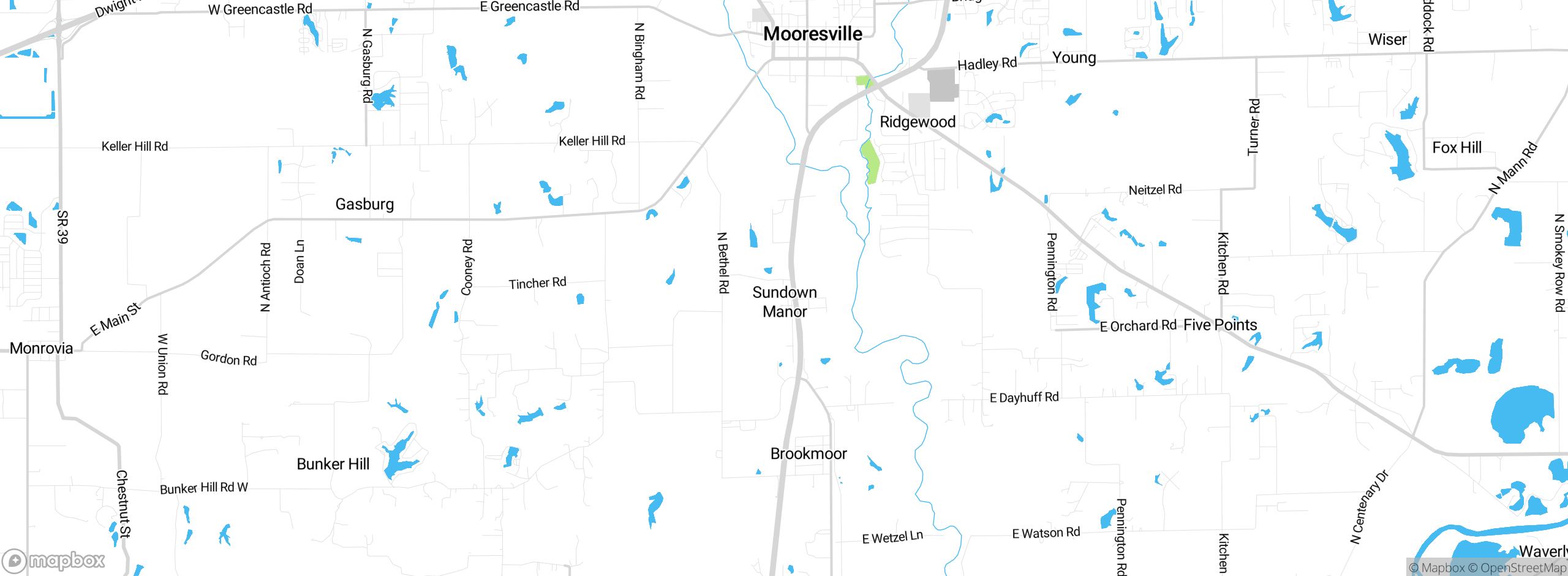 Map showing approximate location