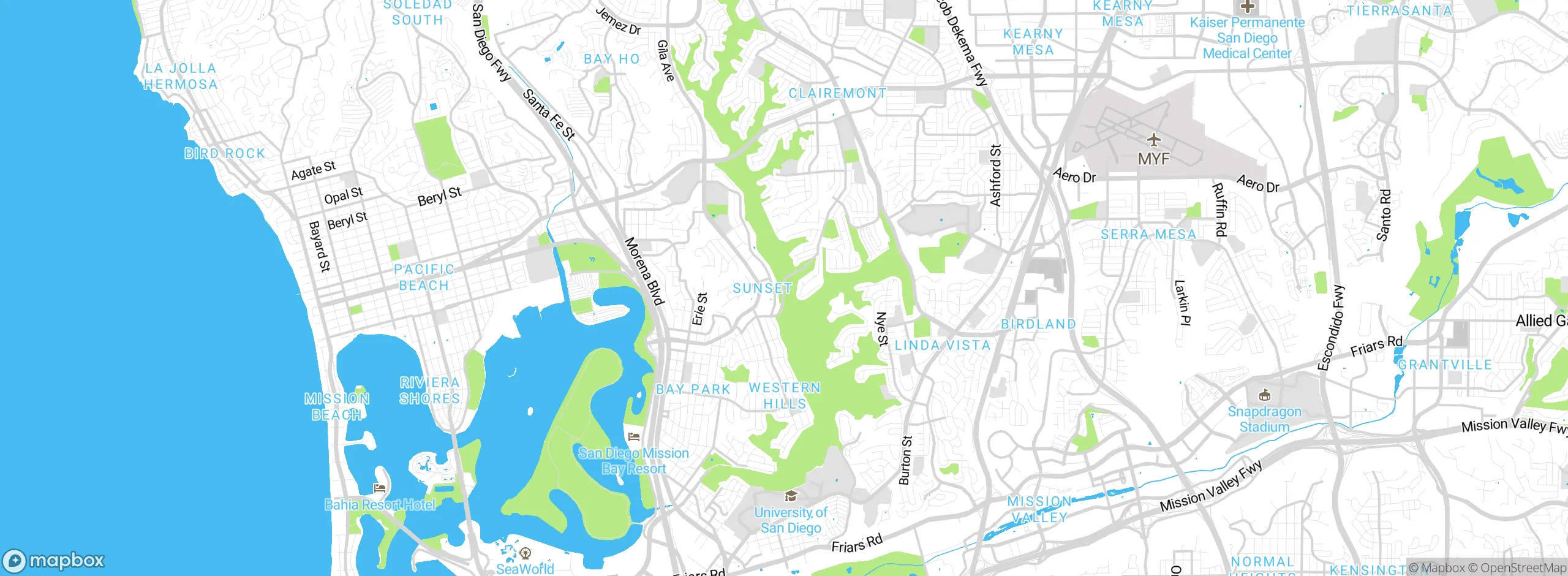 Map showing approximate location