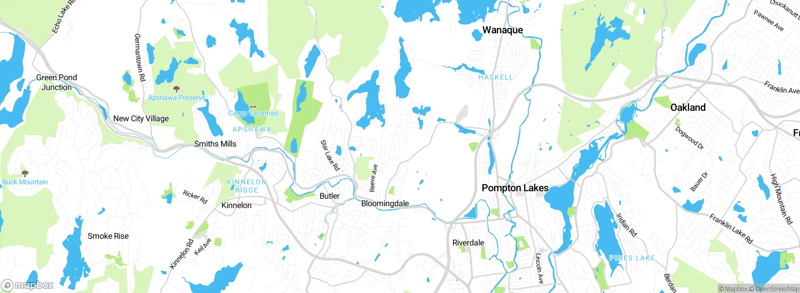 Map showing approximate location