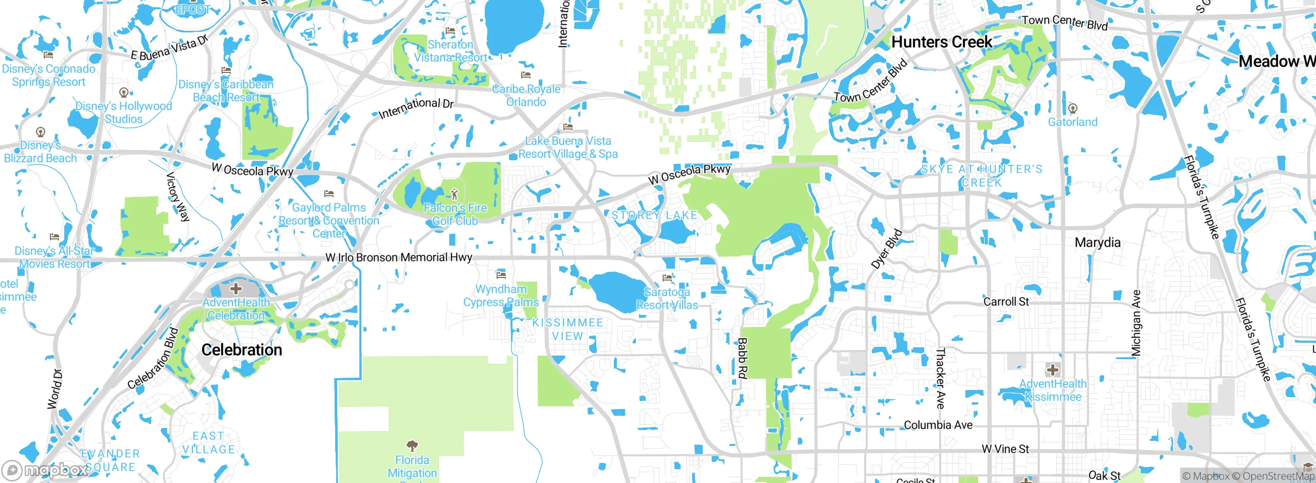 Map showing approximate location