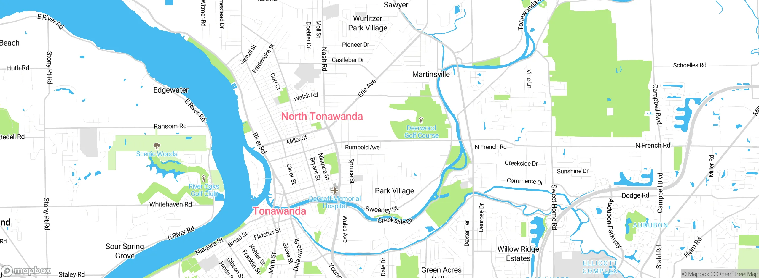 Map showing approximate location