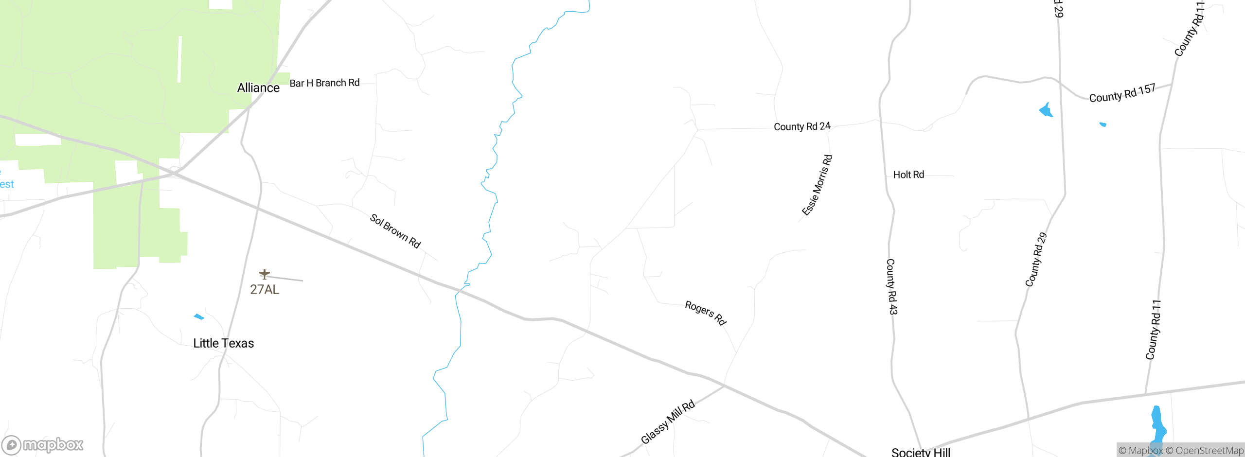 Map showing approximate location