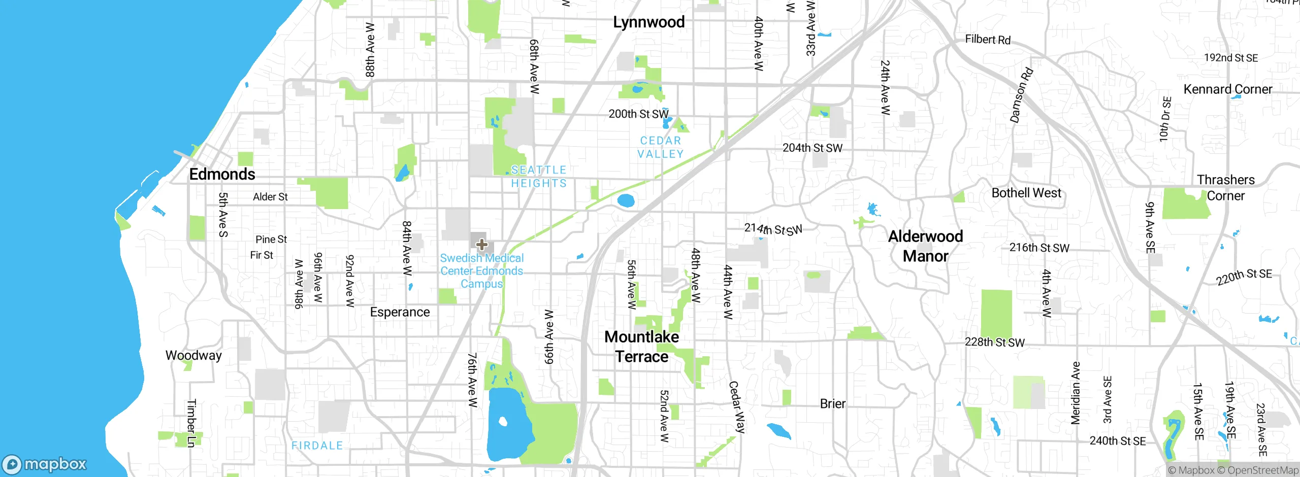Map showing approximate location