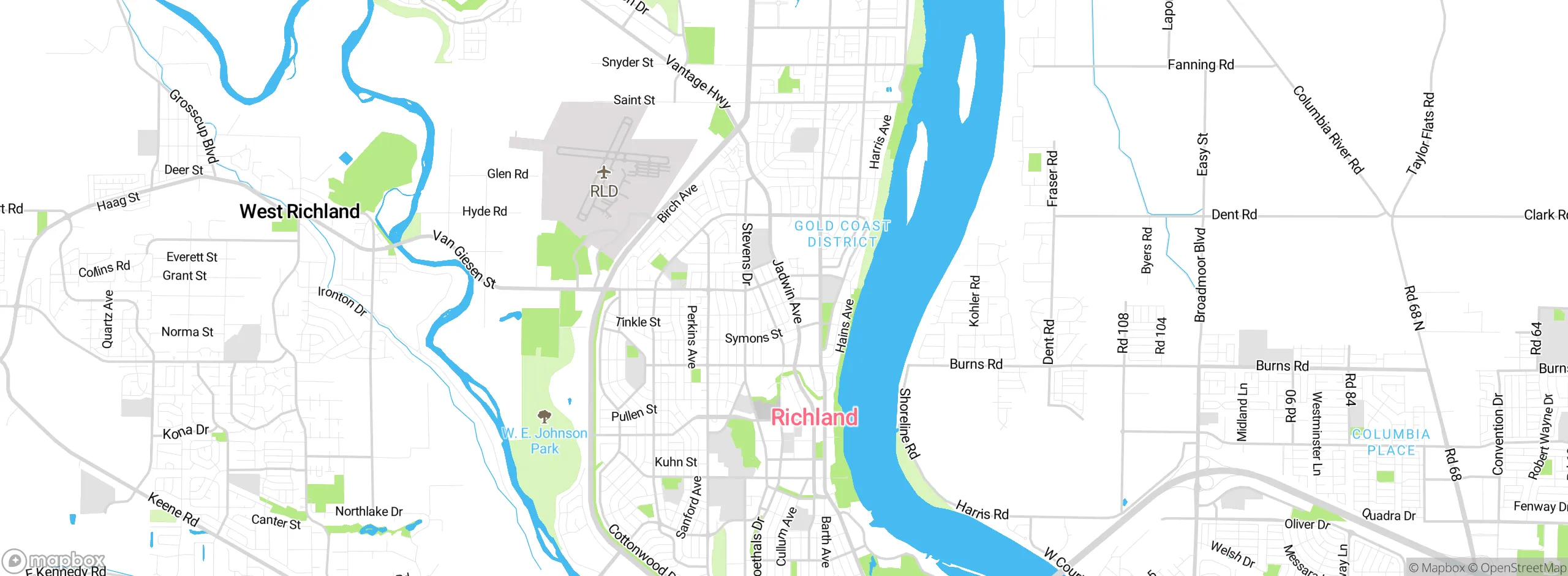 Map showing approximate location