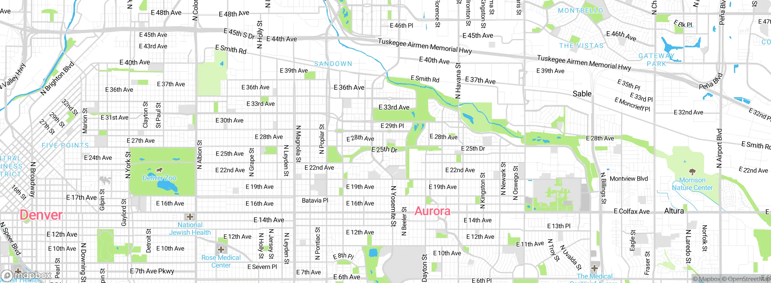 Map showing approximate location