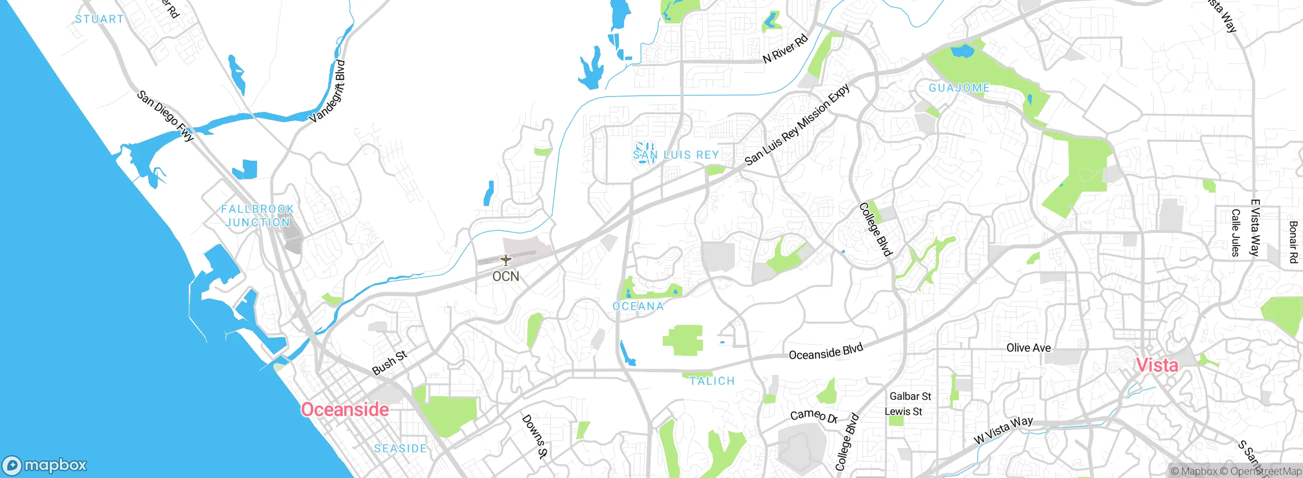 Map showing approximate location