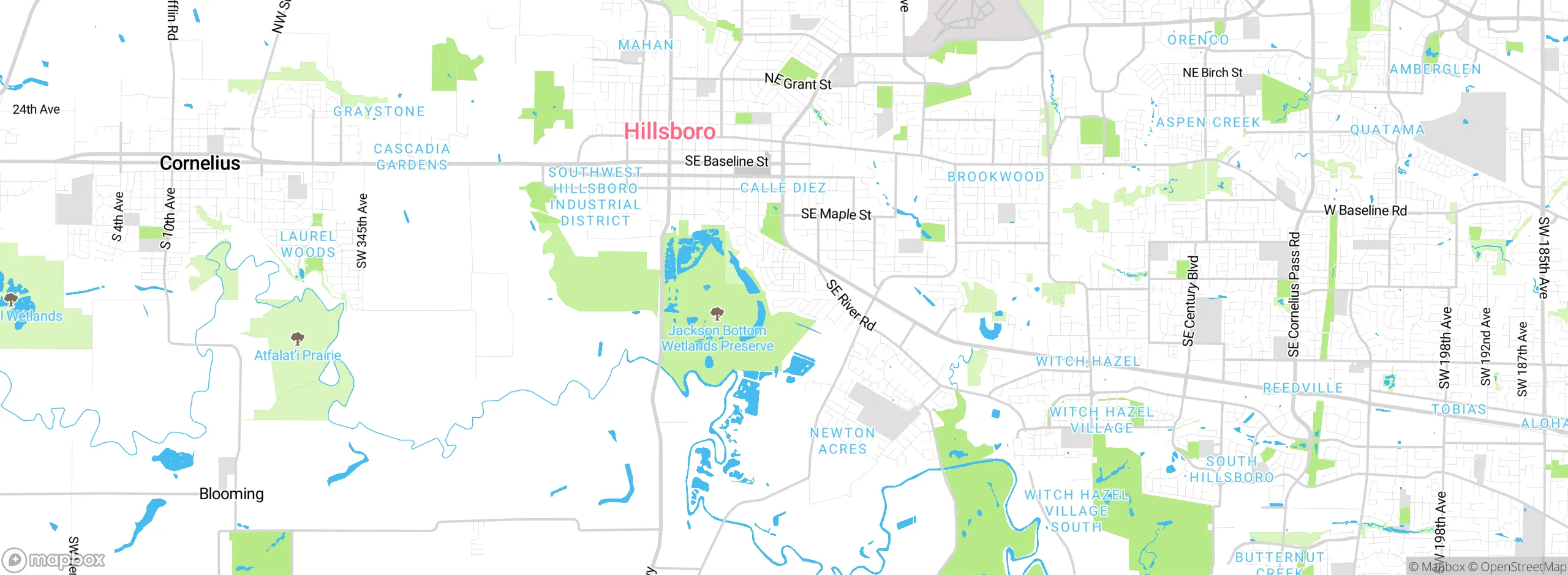Map showing approximate location