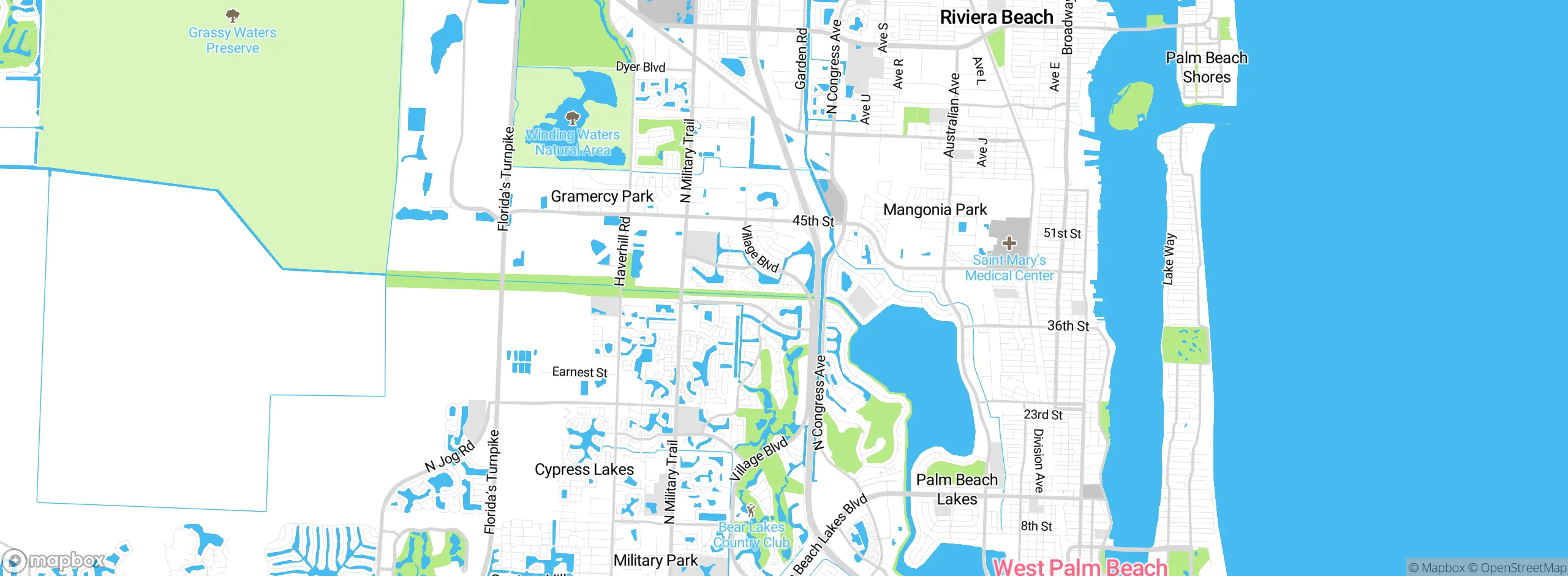 Map showing approximate location