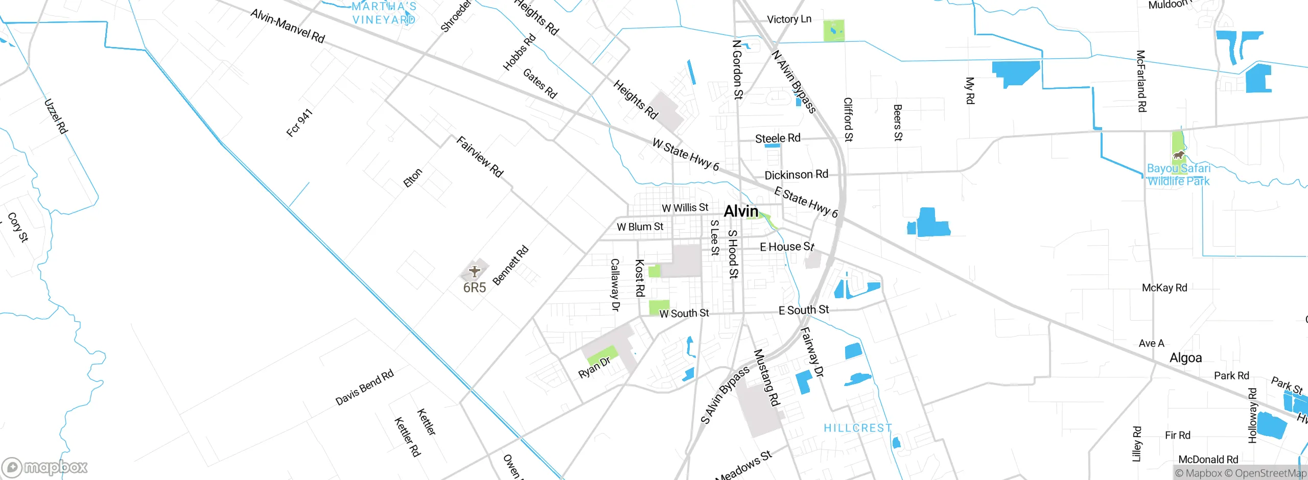 Map showing approximate location