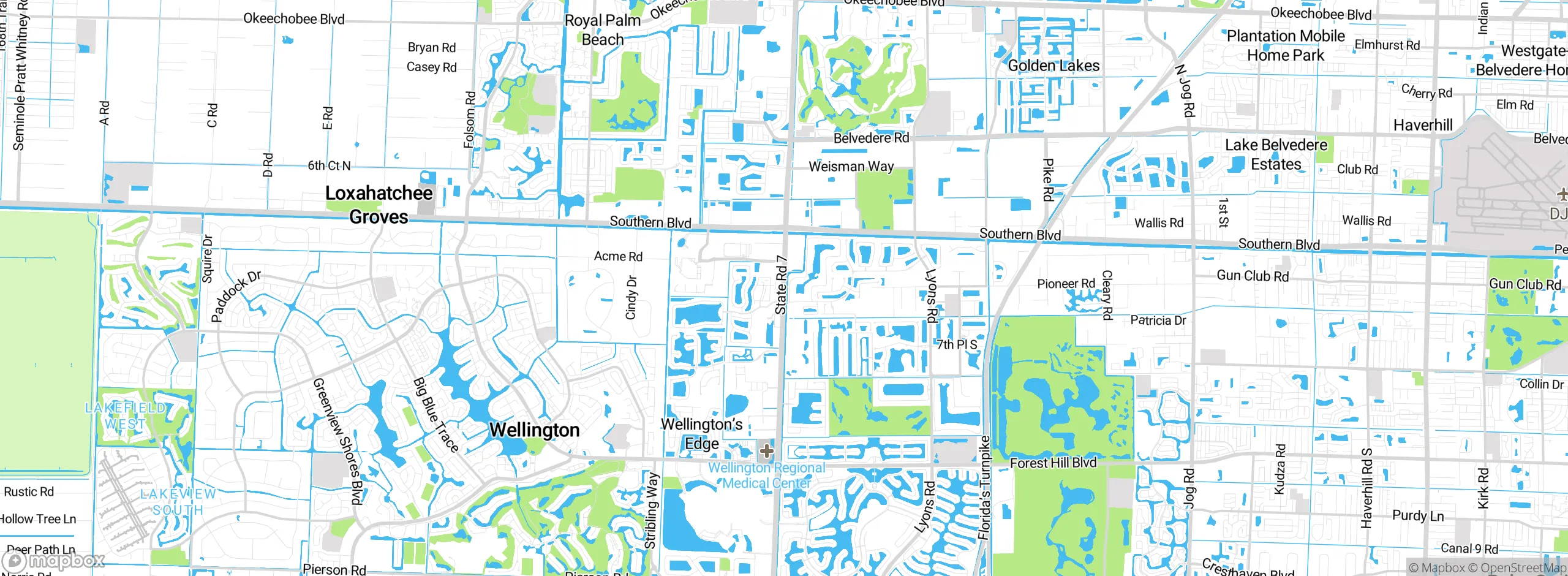 Map showing approximate location