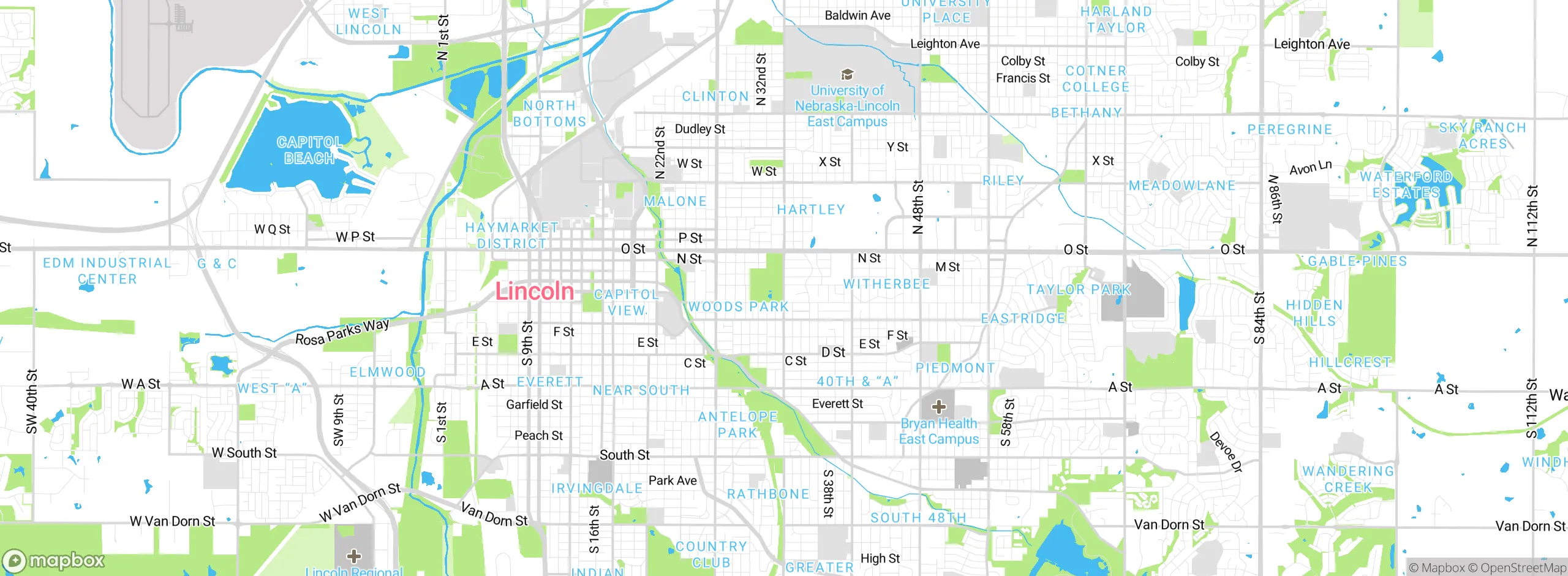 Map showing approximate location