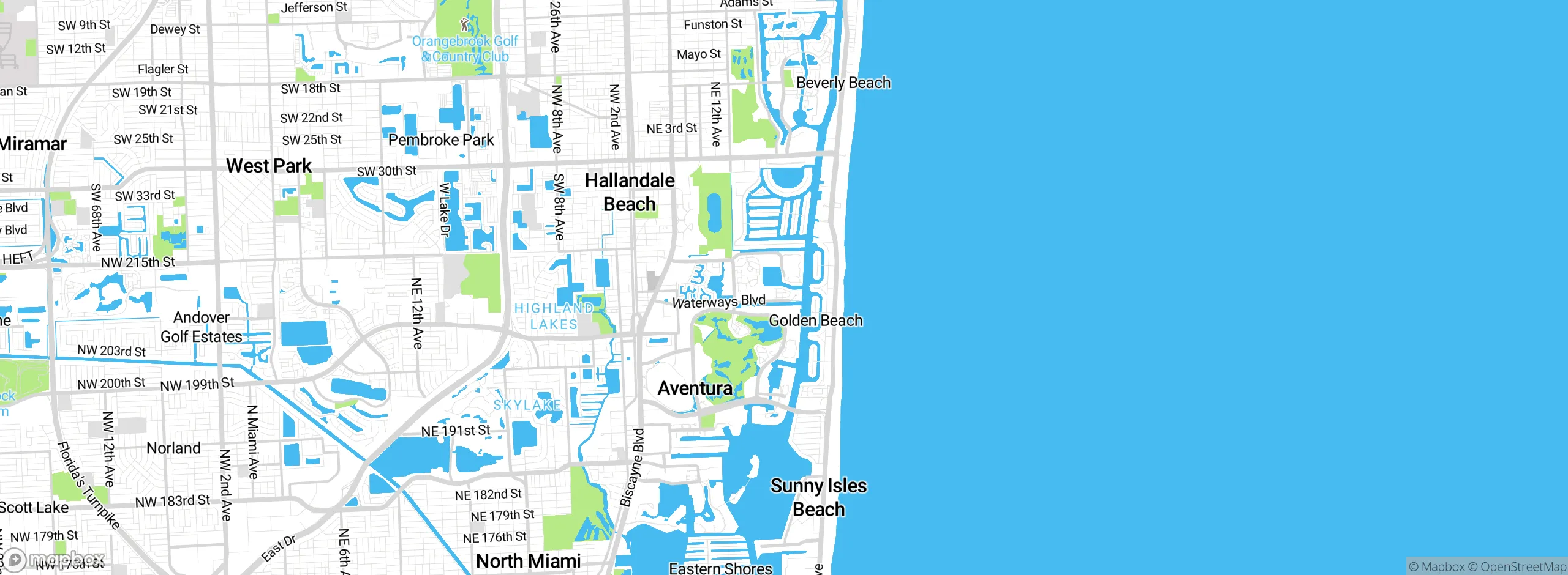 Map showing approximate location