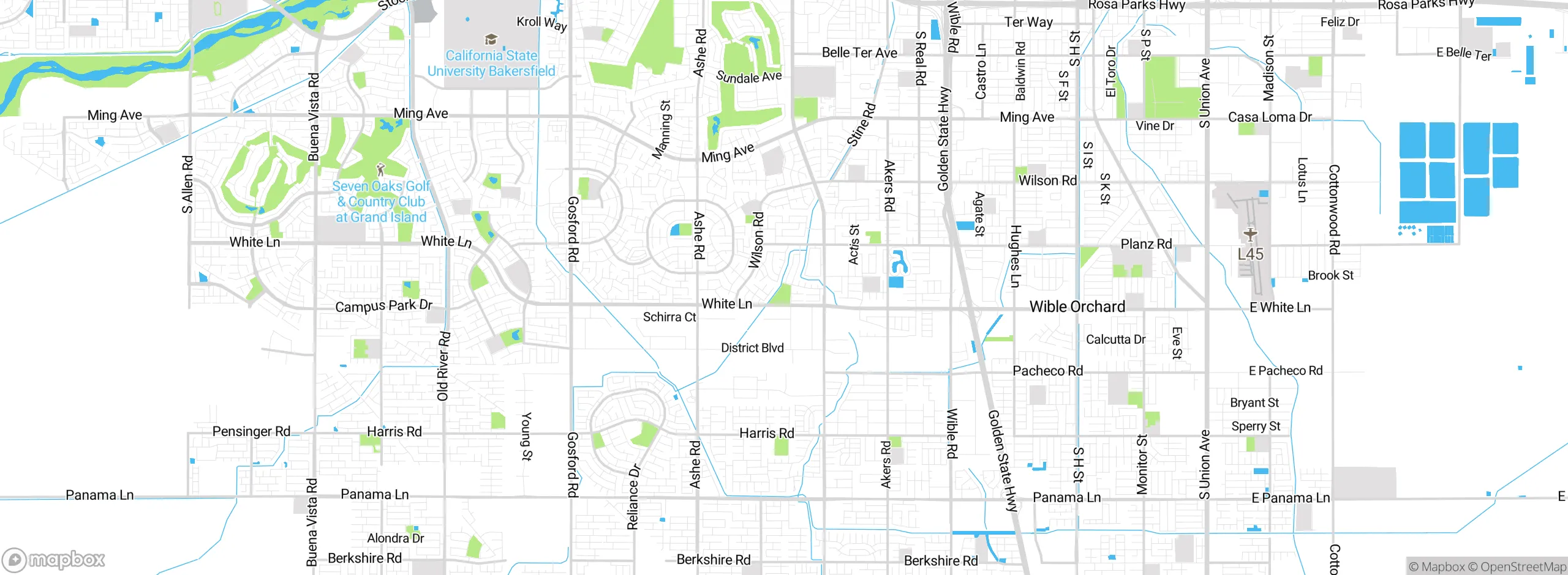 Map showing approximate location