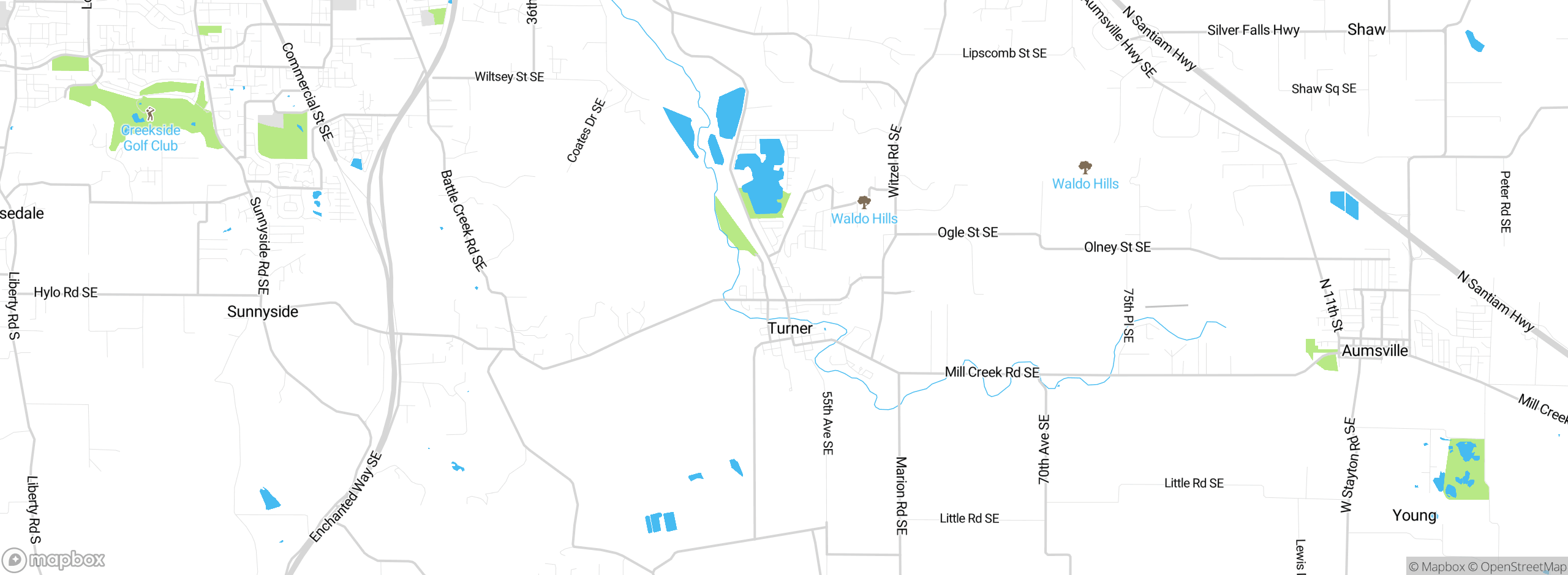 Map showing approximate location