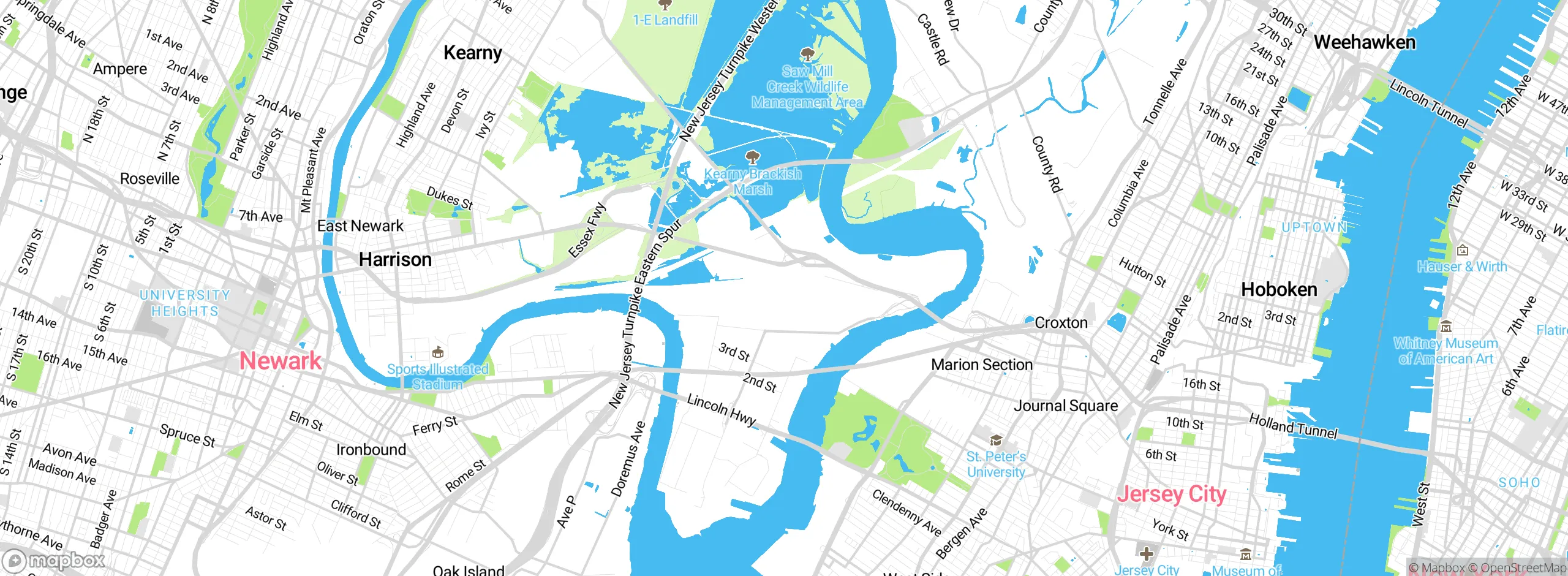 Map showing approximate location
