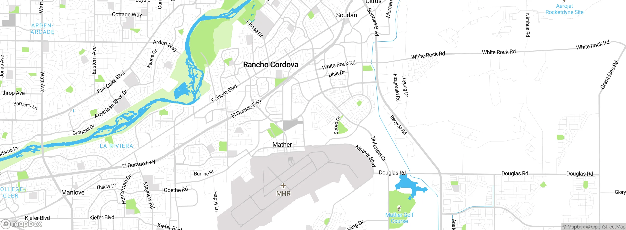 Map showing approximate location