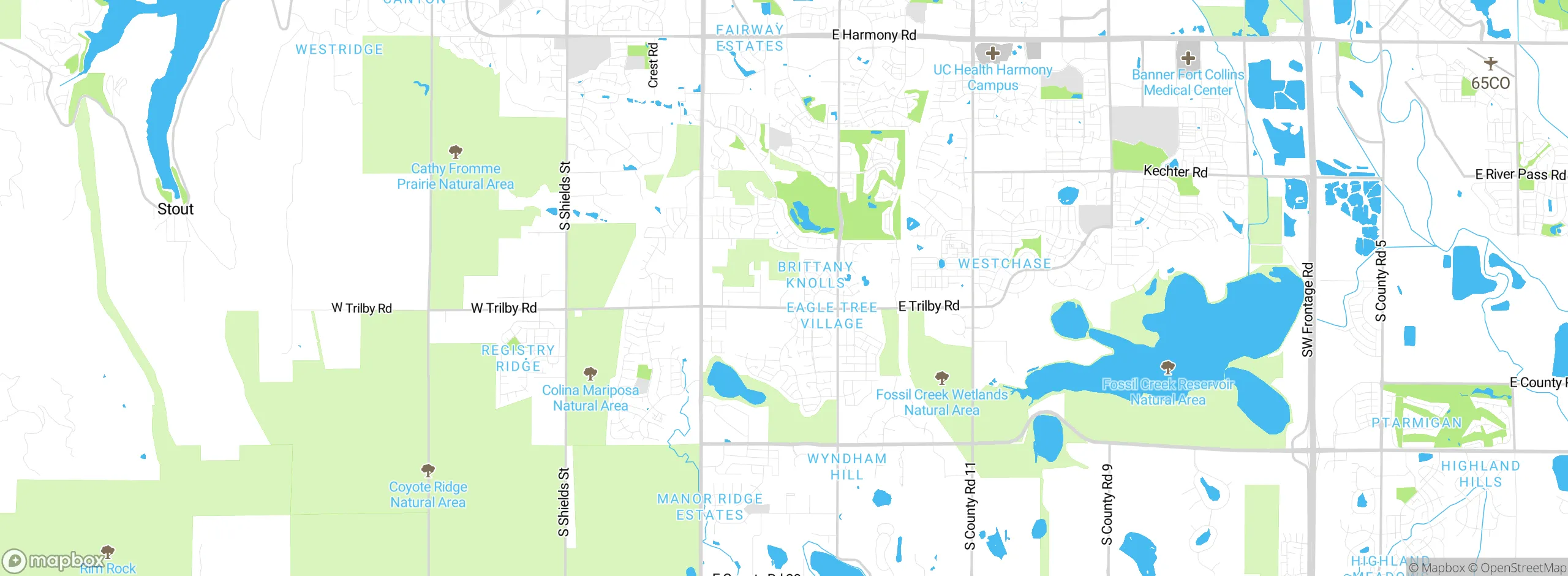 Map showing approximate location