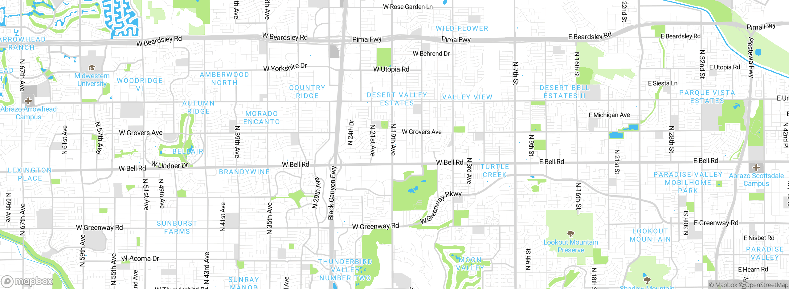 Map showing approximate location