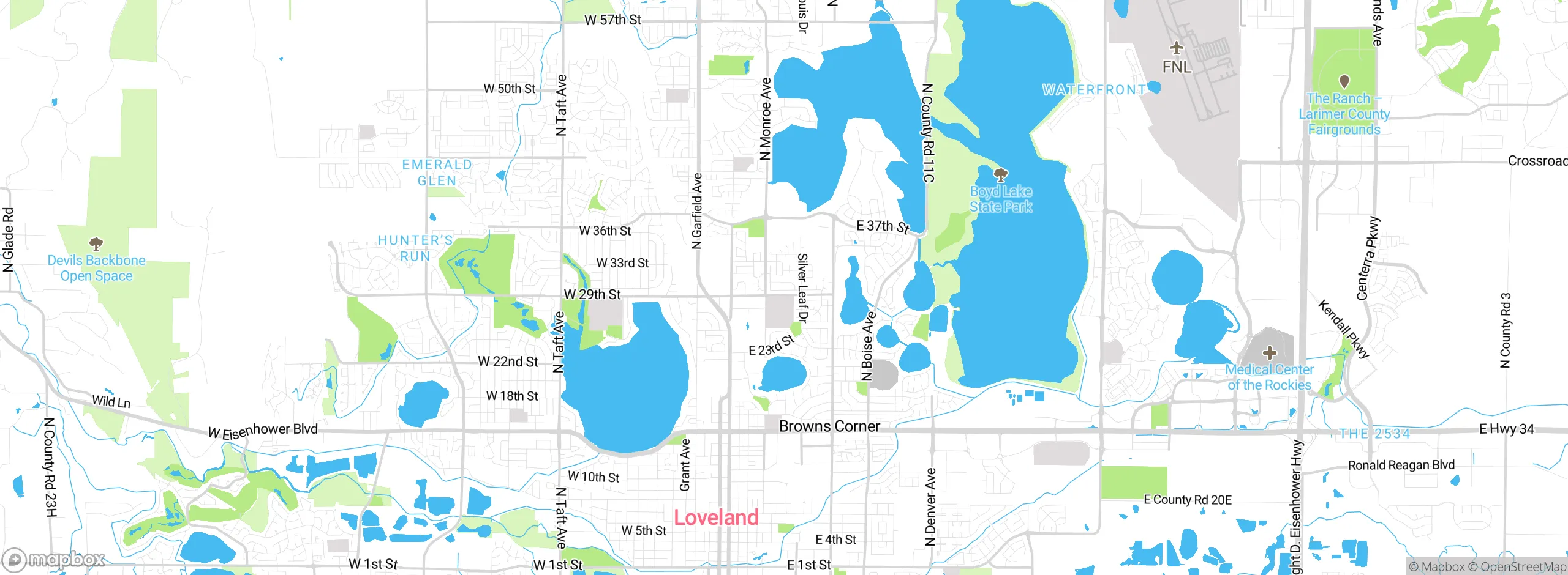 Map showing approximate location