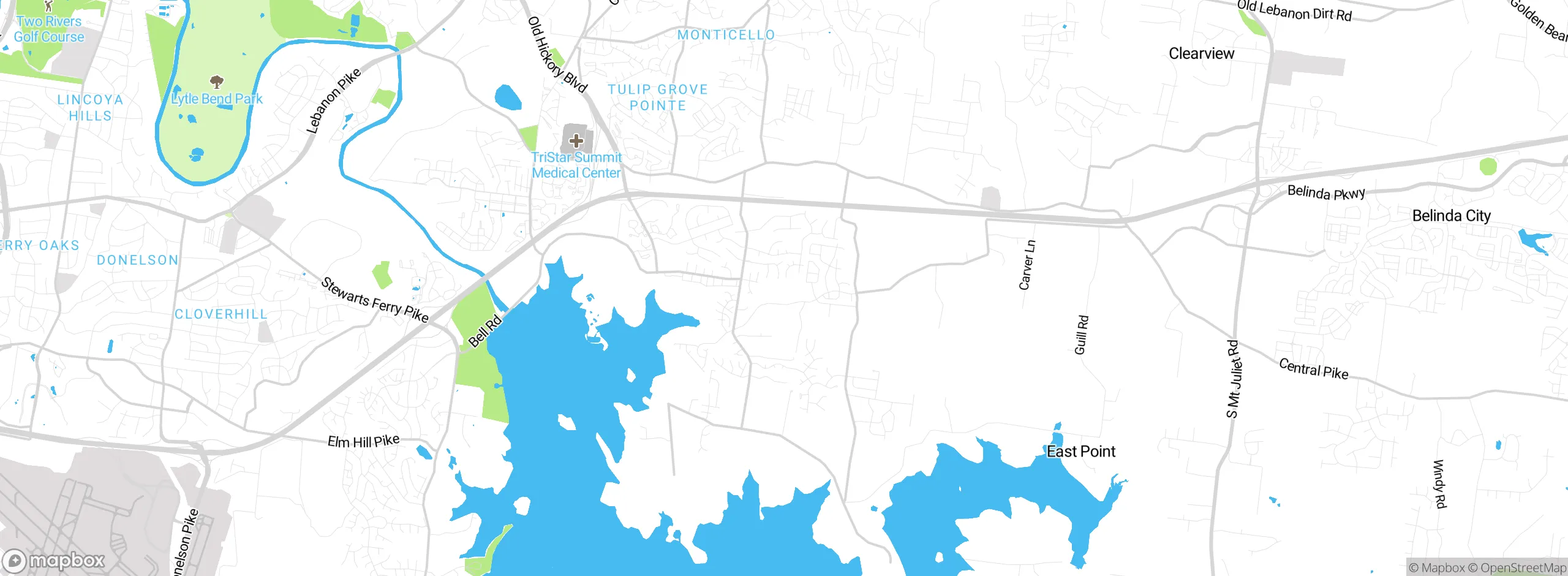 Map showing approximate location