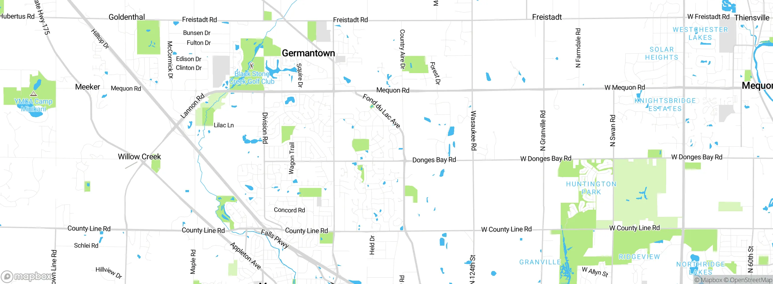Map showing approximate location
