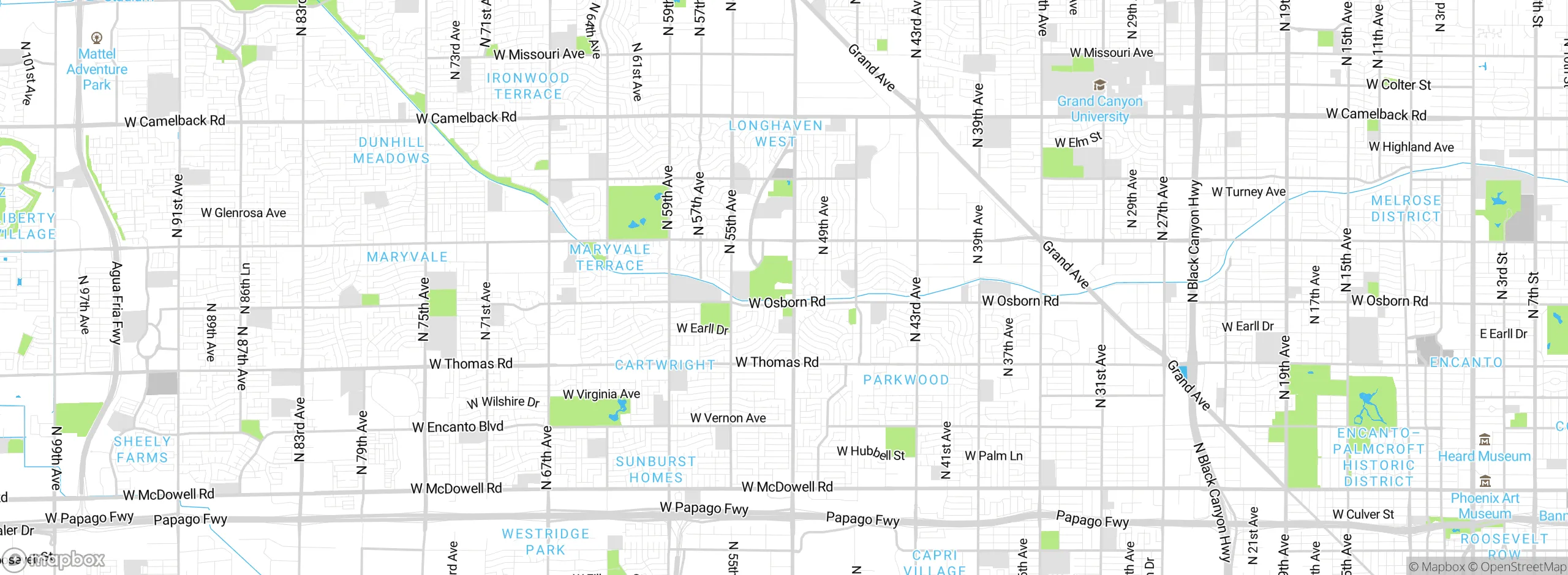 Map showing approximate location
