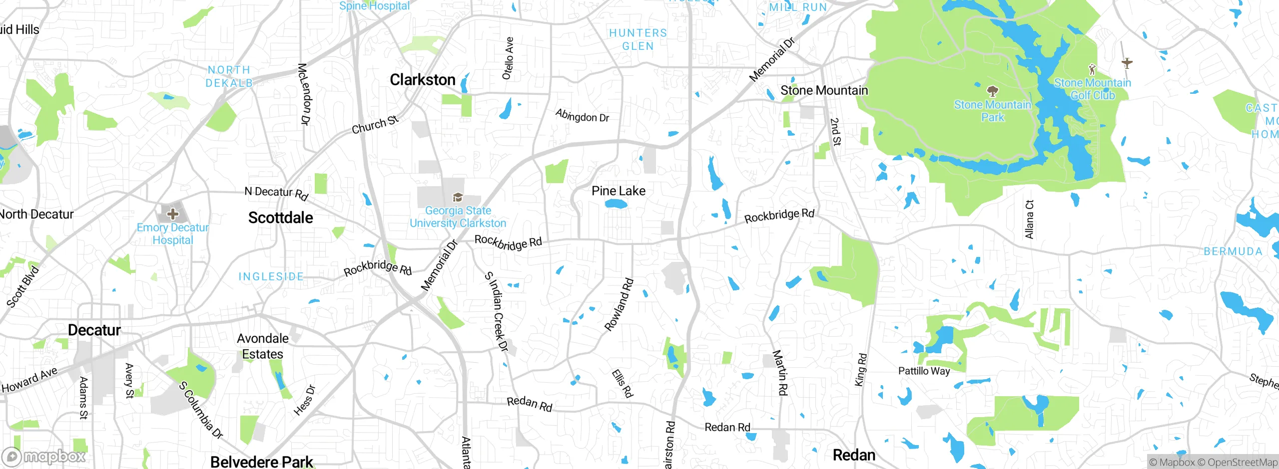 Map showing approximate location