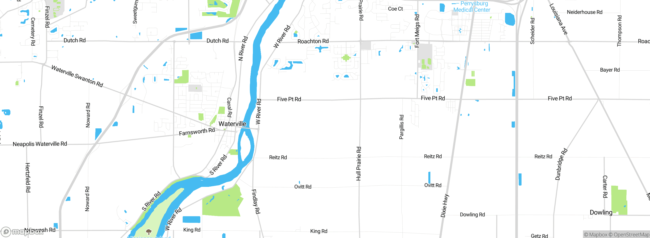 Map showing approximate location