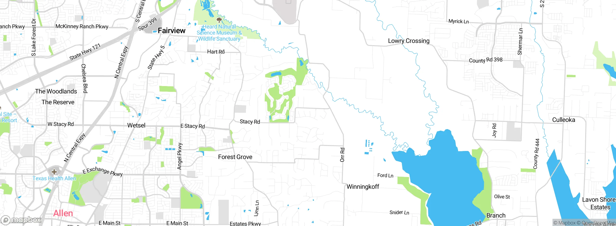 Map showing approximate location