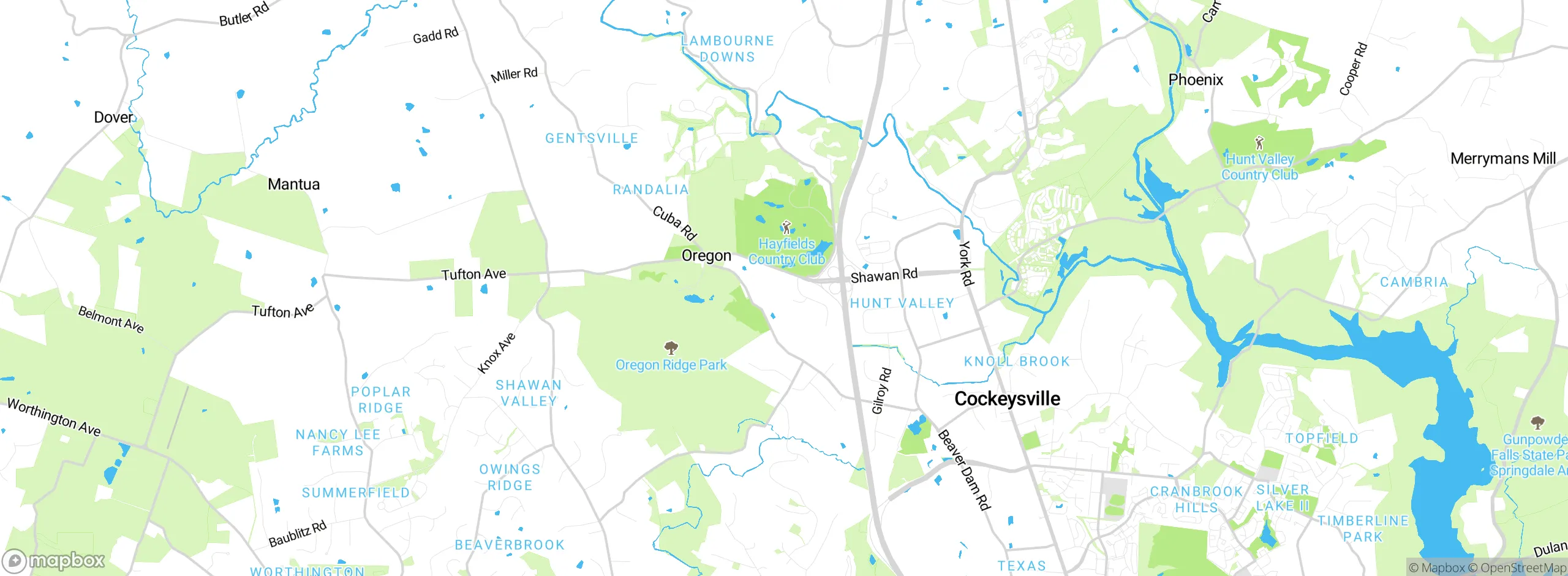 Map showing approximate location